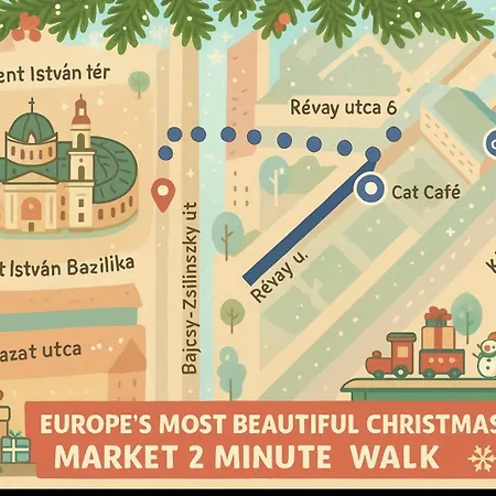 Christmas Market - Designer Aviator Loft - Basilica & Opera - 부다페스트